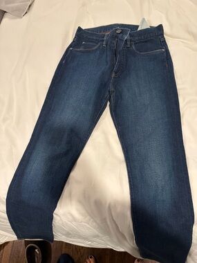 Loro Piana Men's Dark Indigo Straight Jeans